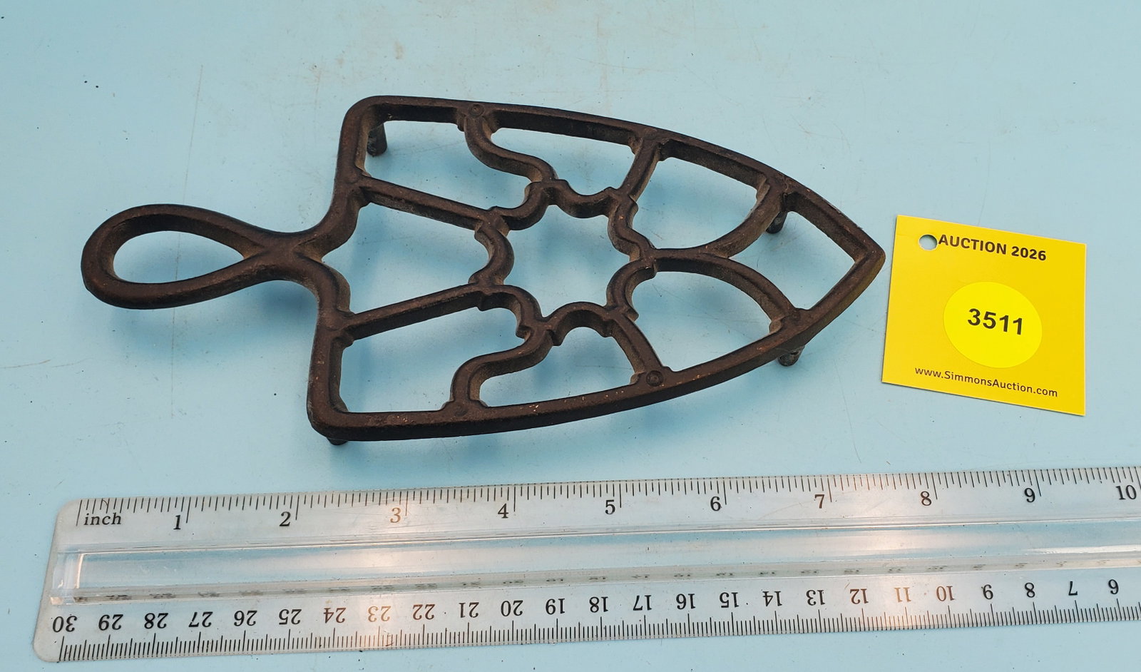 Trivet, Target, by Grey Iron Casting Company of Mount Joy, Pennslyvania: Trivet, Target, by Grey Iron Casting Company of Mount Joy, Pennslyvania