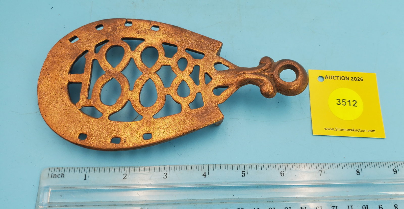 Trivet, Horseshoe, 1888: Trivet, Horseshoe, 1888