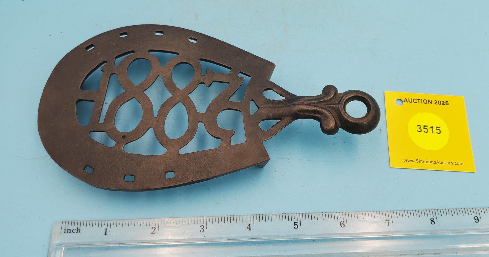 Trivet, Horseshoe, 1887: Trivet, Horseshoe, 1887
