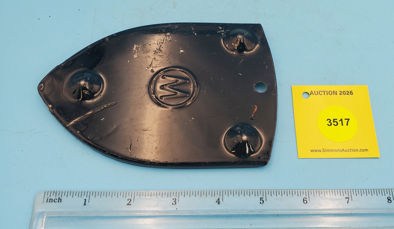 Trivet, W in circle - 2