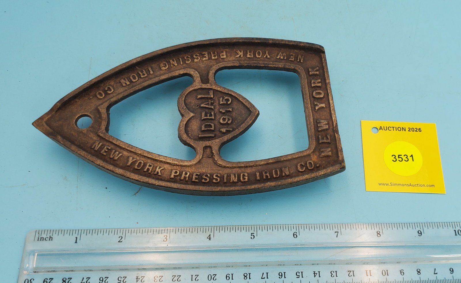 Trivet, Ideal, New York Pressing Iron Co, New York Ideal 1915: Trivet, Ideal, New York Pressing Iron Co, New York Ideal 1915