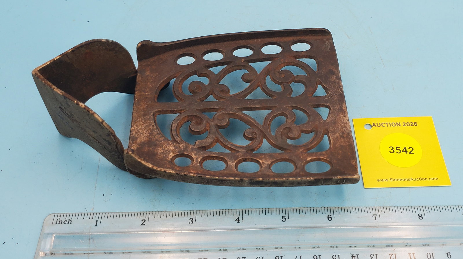 Trivet, marked on bottom Pat.d Aug 23,1904: Trivet, marked on bottom Pat.d Aug 23,1904