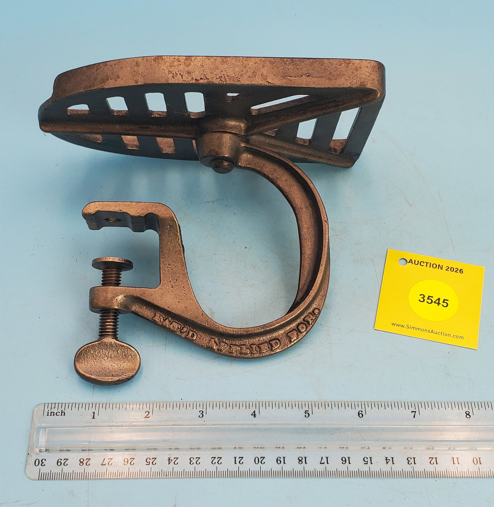 Clamp on iron trivet (1 of 3)
