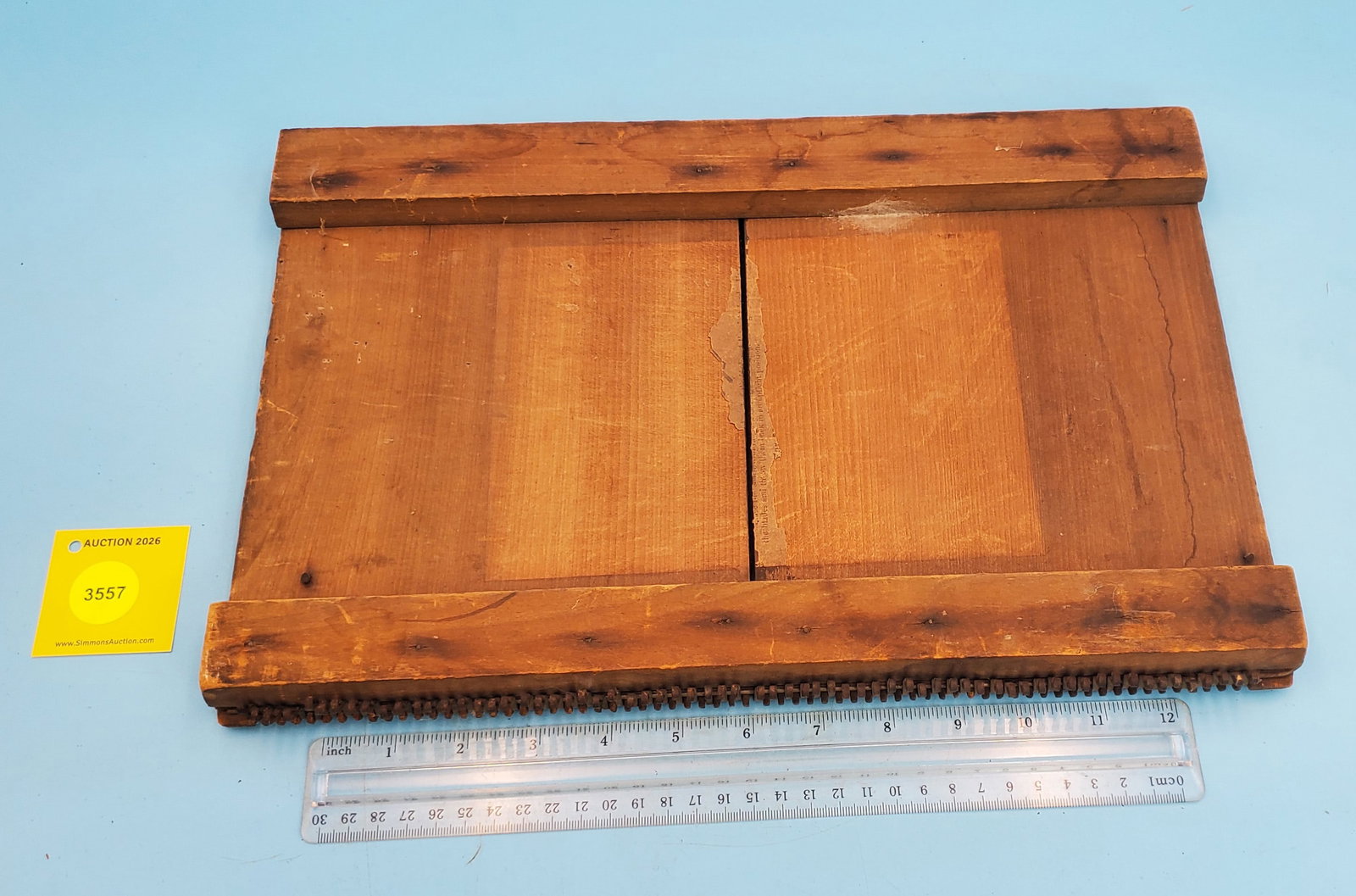 Unmarked Plaiter board - 2