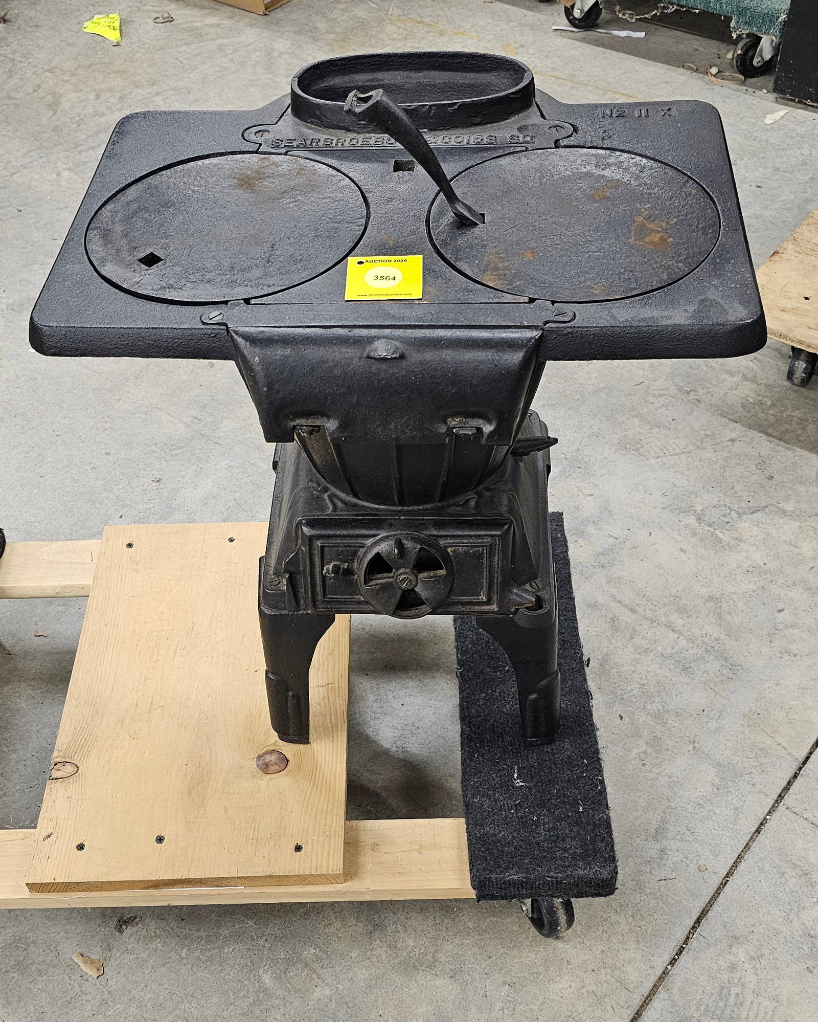 Laundry Room Stove, Sears & Roebuck Co, 15980, 19" tall, No 11X (1 of 2)
