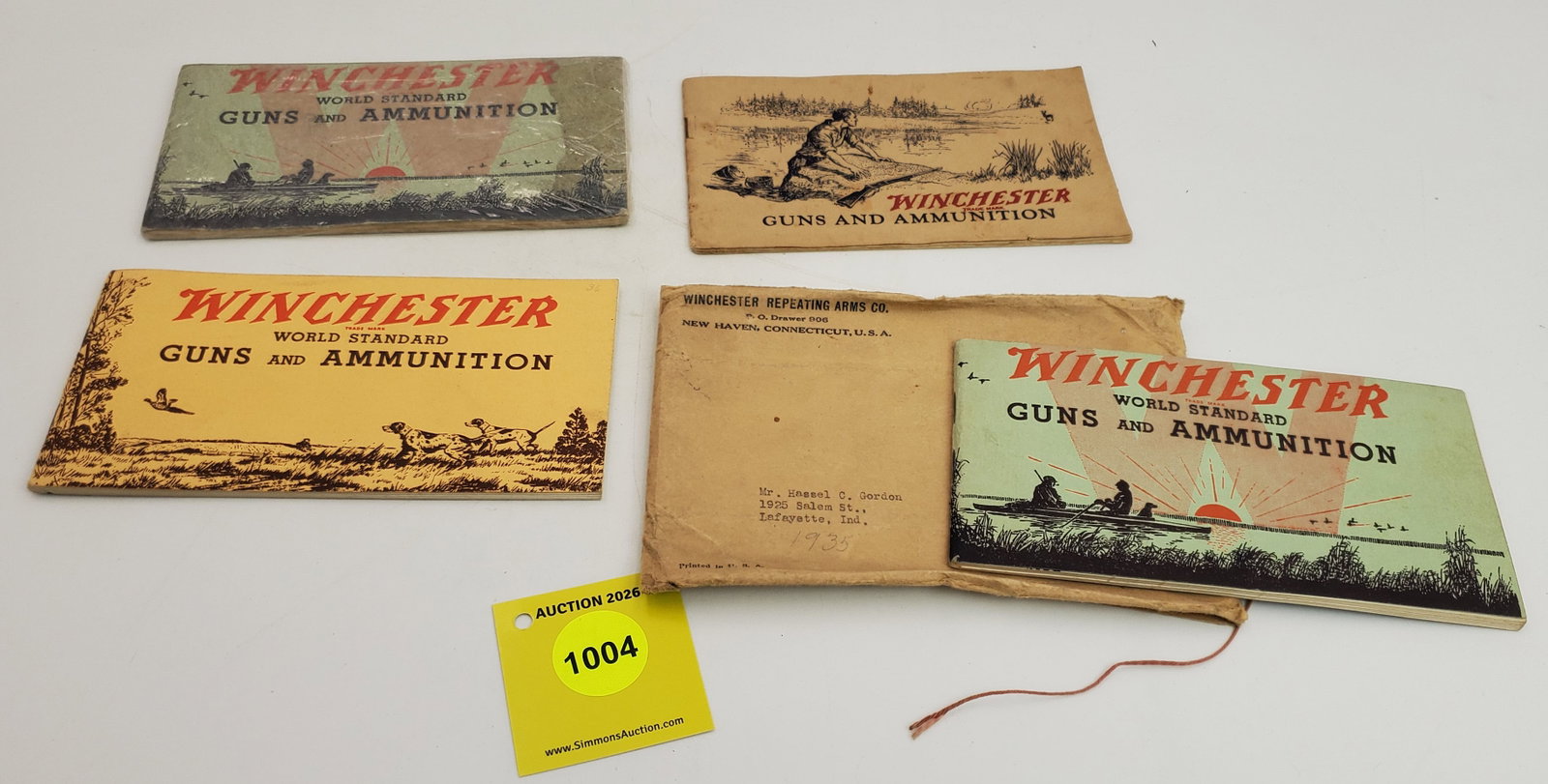 Lot of 4 Winchester booklets: Lot of 4 Winchester booklets