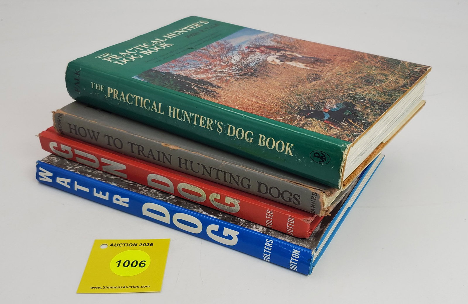 Lot of 4 Misc Hunting dog books (1 of 2)
