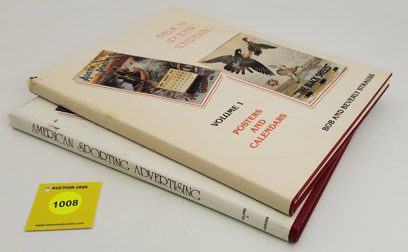 Lot of 2 American Sporting Advertising Volume 1 and 2 (1 of 2)