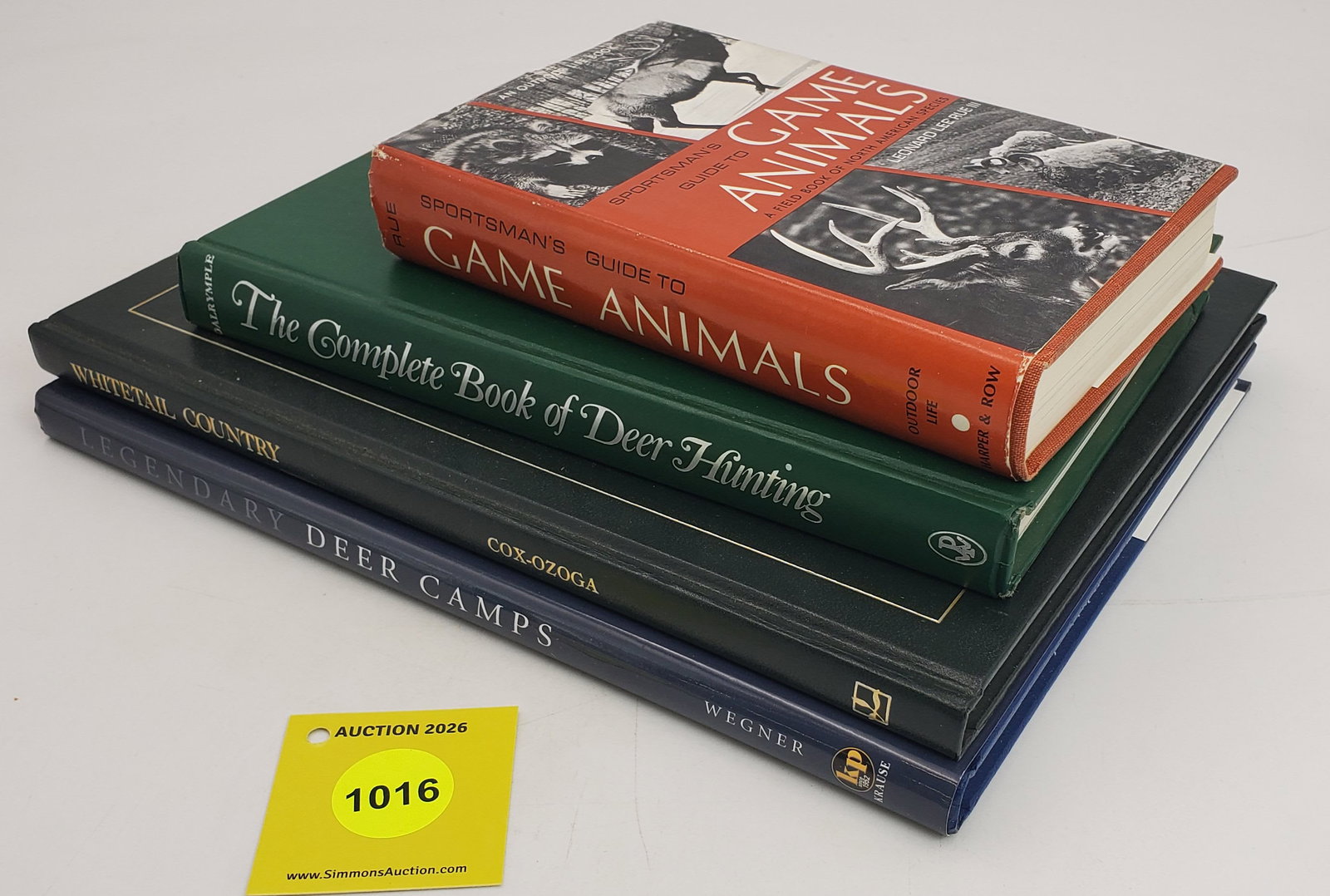 Lot of 4 Whitetail/ Deer hunting books (1 of 2)