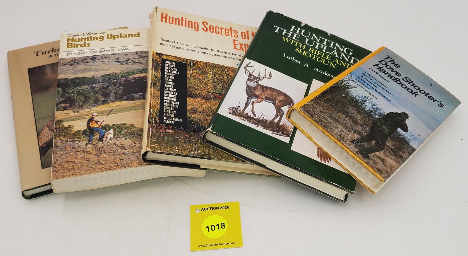 Lot of 5 hunting books - 2