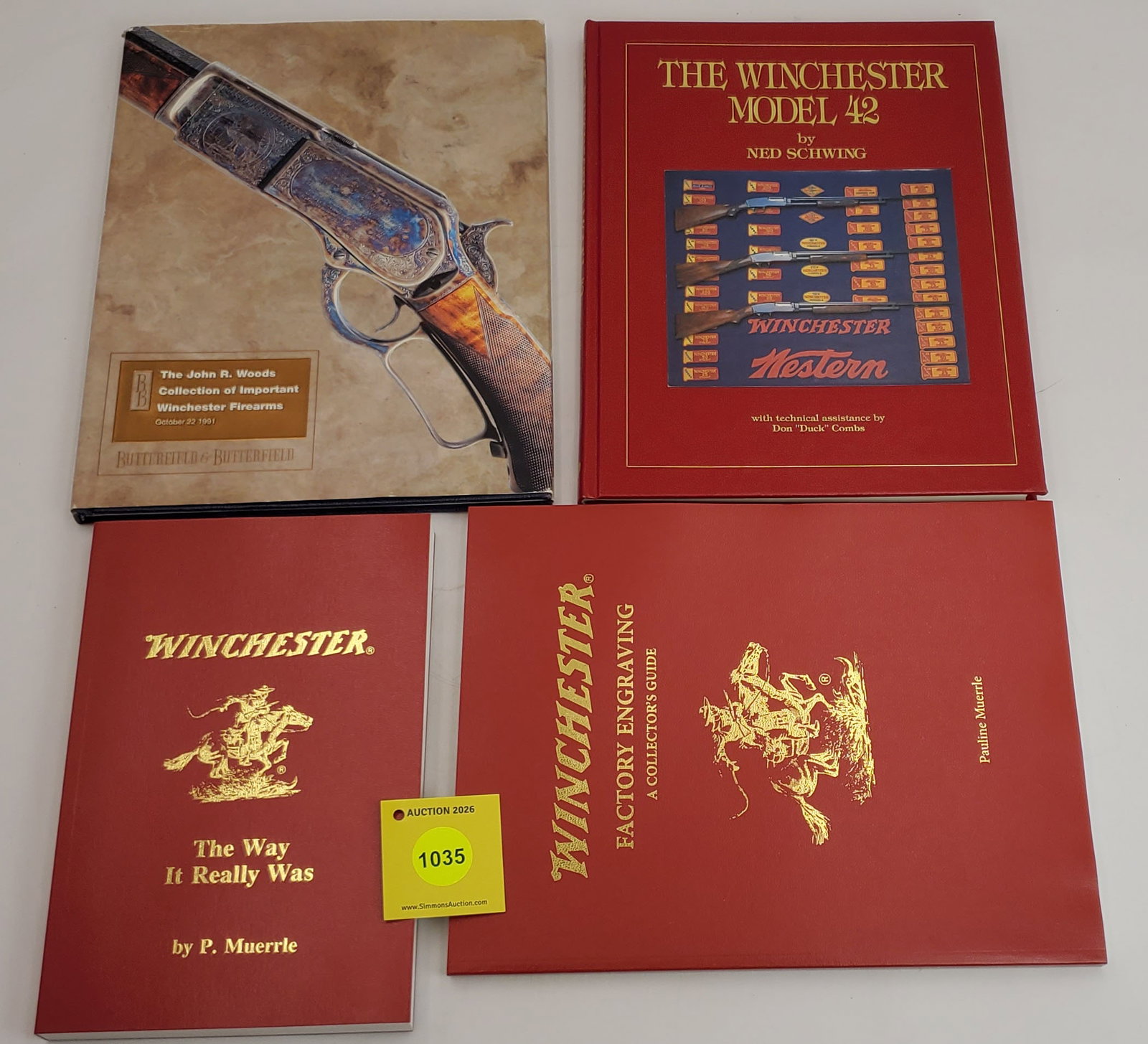 Lot of 4 Winchester books - 2