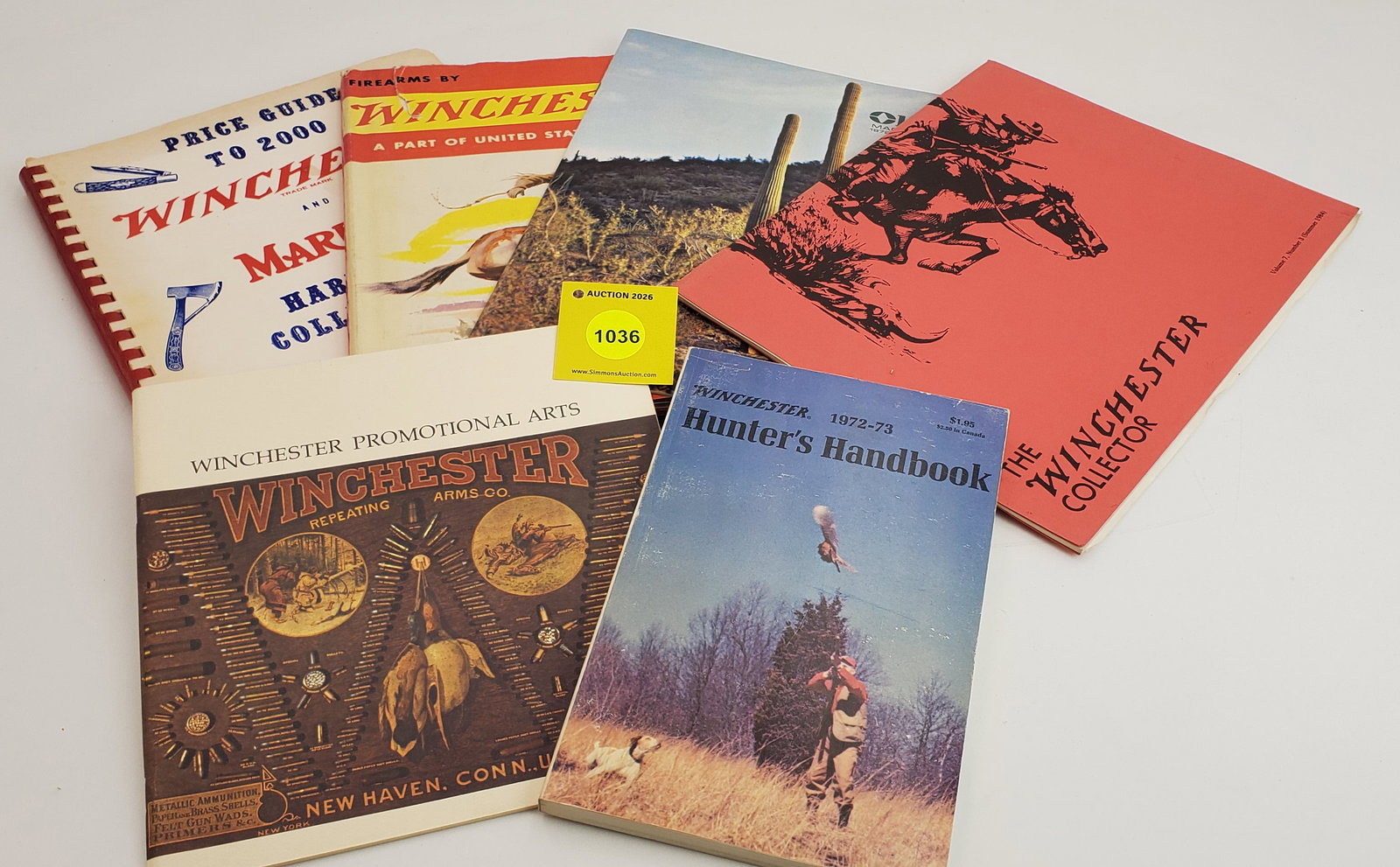 Lot of 6 books, 5 are Winchester: Lot of 6 books, 5 are Winchester