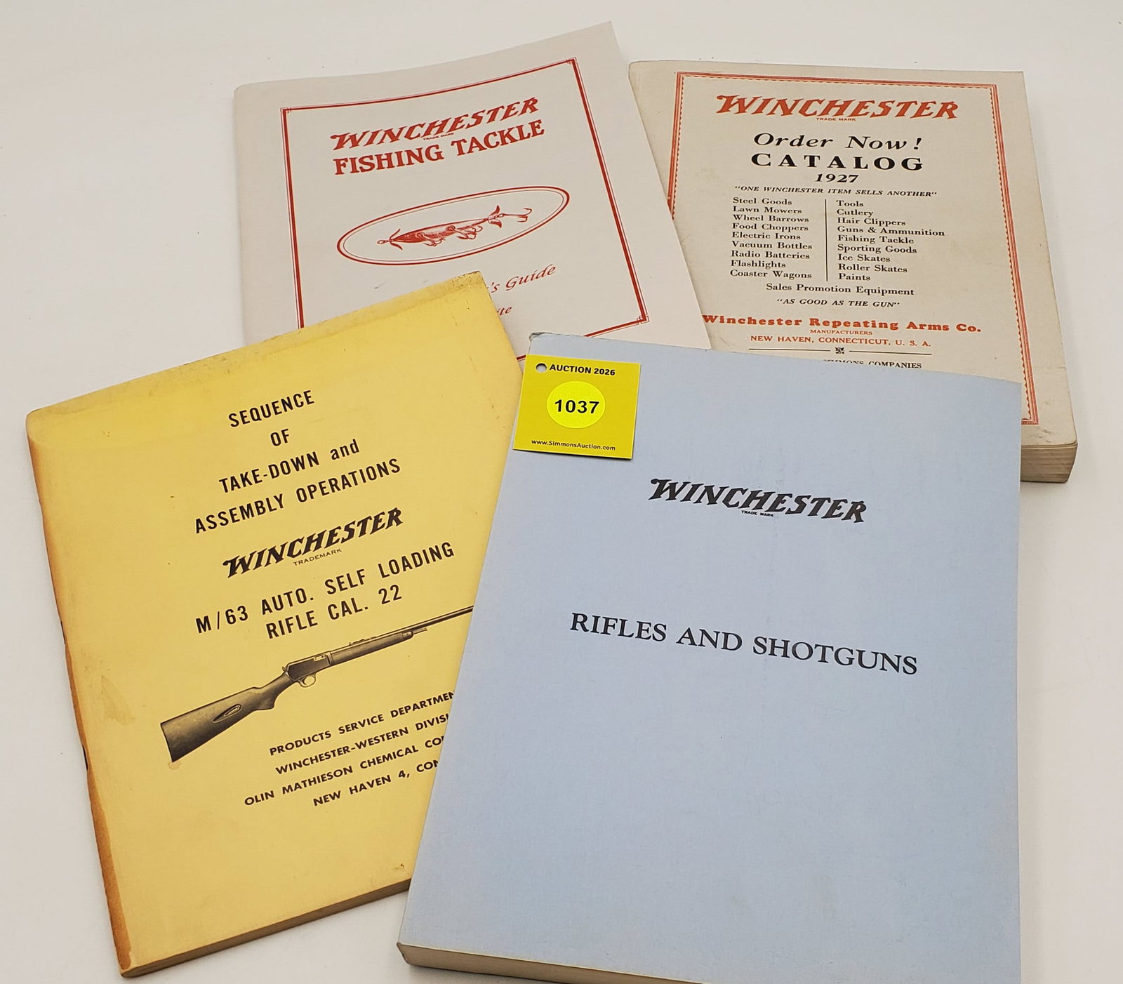 Lot of 4 Winchester books: Lot of 4 Winchester books