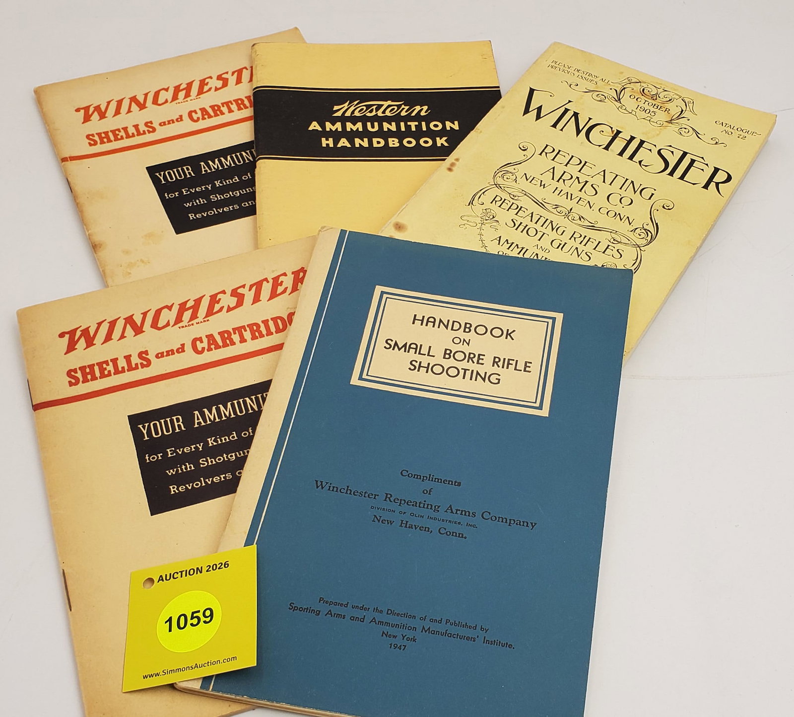 Lot of 5 Winchester books: Lot of 5 Winchester books