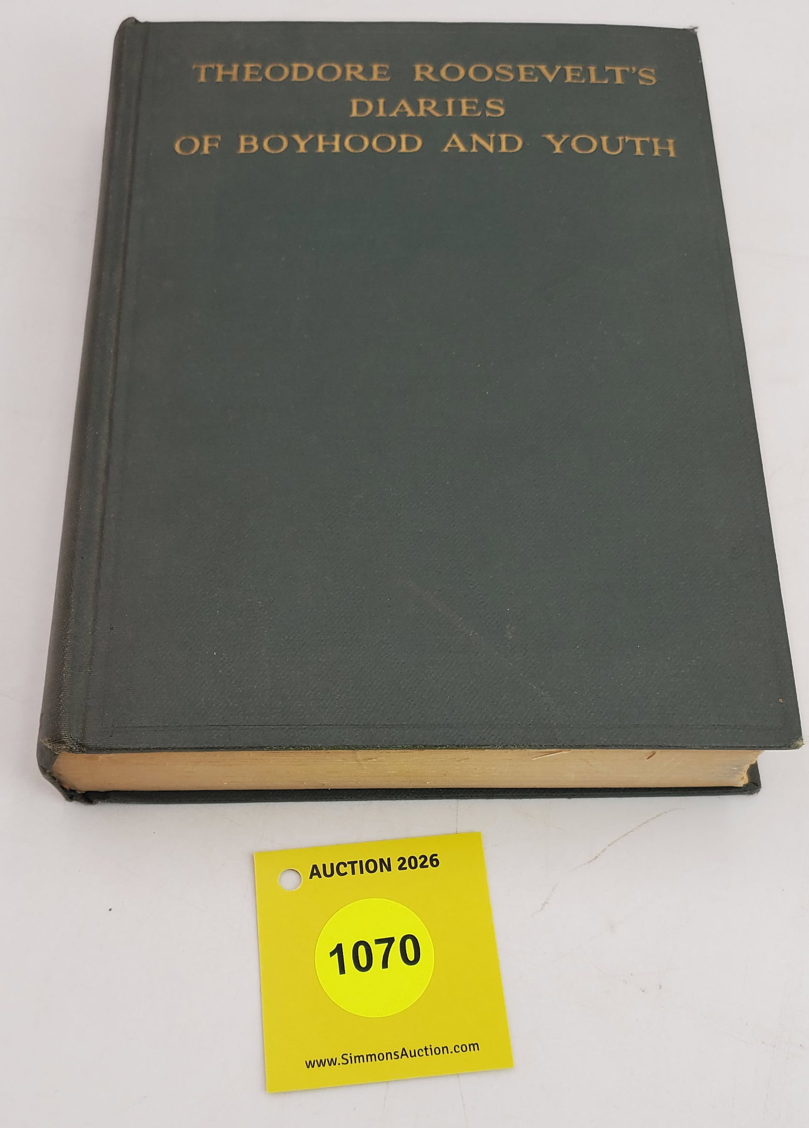 Theodore Roosevelt's Diaries of Boyhood and Youth (1 of 1)