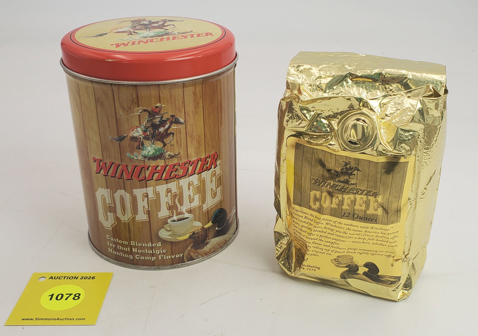 Winchester coffee tin with coffee (1 of 4)