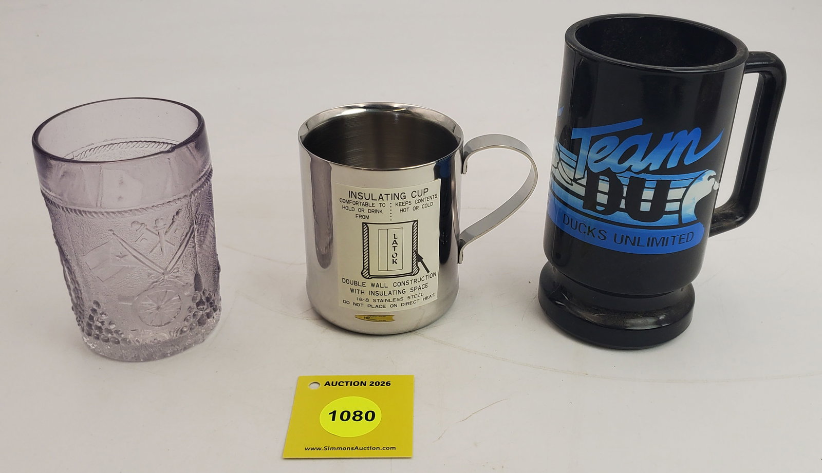 Lot of 3 misc glasses (1 of 3)