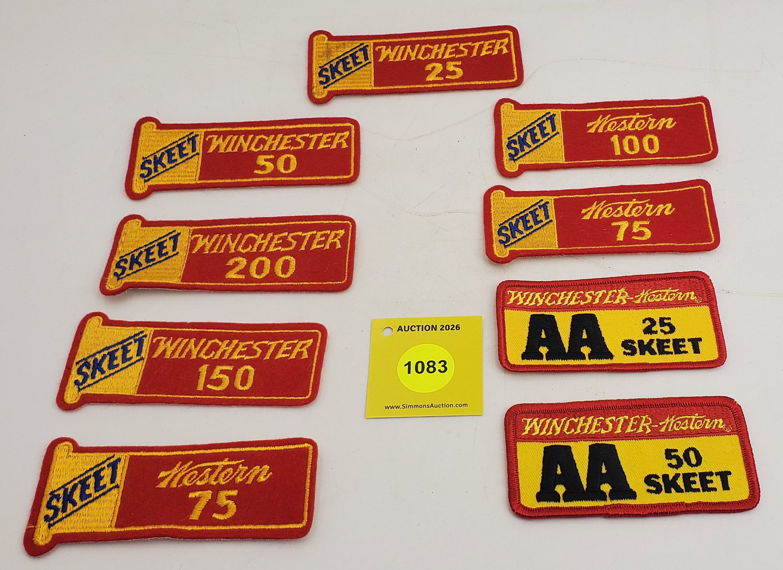 Lot of 9, Winchester/ Western patches: Lot of 9, Winchester/ Western patches