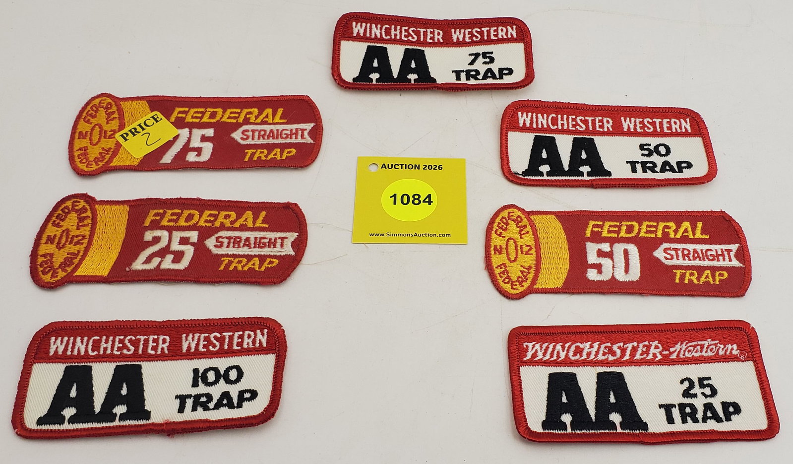 Lot of 7 Winchester/ Federal patches: Lot of 7 Winchester/ Federal patches
