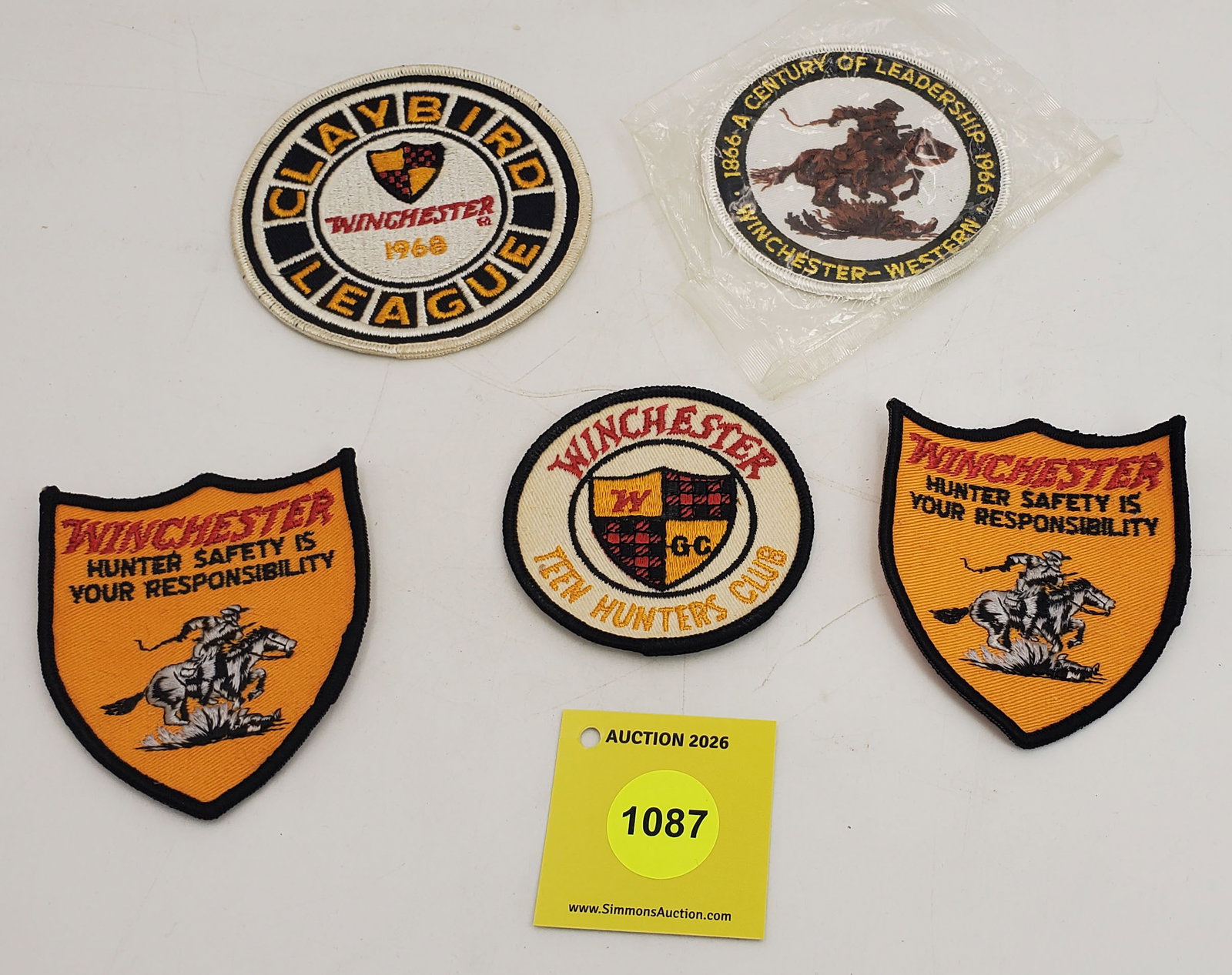 Lot of 5 Winchester patches (1 of 1)