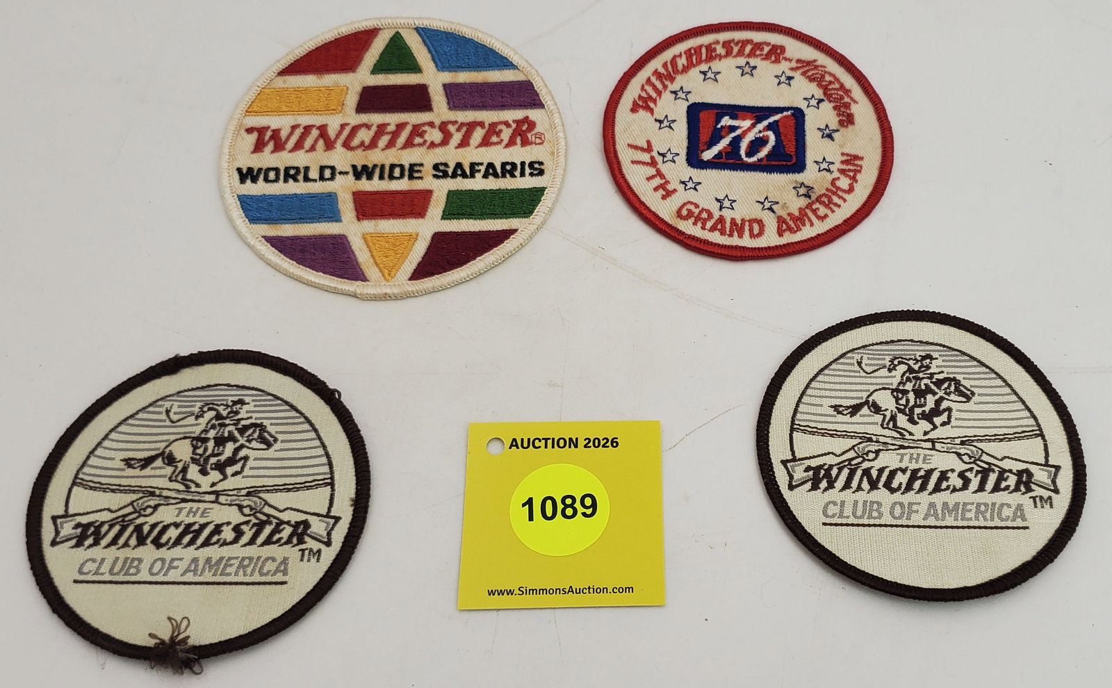 Lot of 4 Winchester patches: Lot of 4 Winchester patches