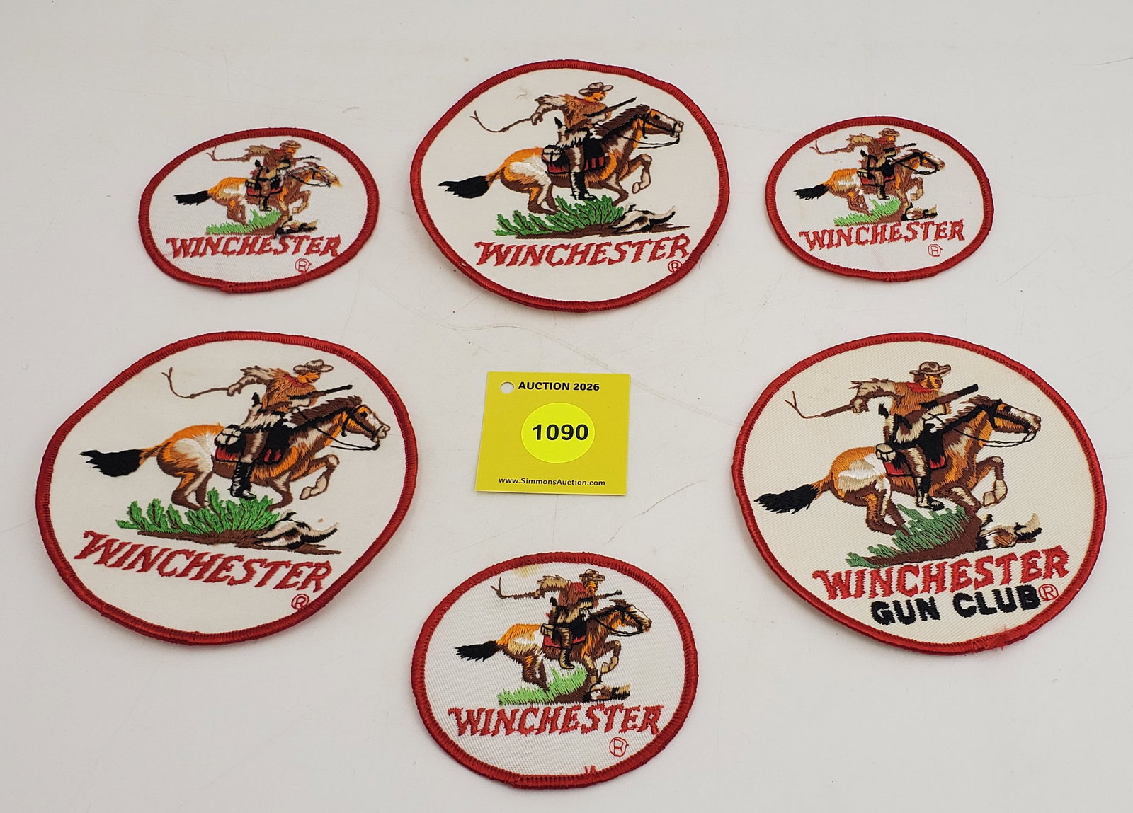Lot of 6 Winchester patches: Lot of 6 Winchester patches