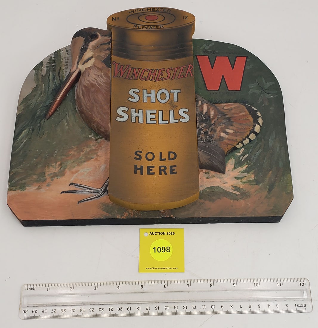Wooden Winchester sign: Wooden Winchester sign