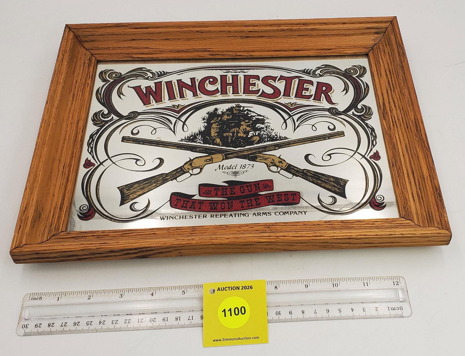 Winchester mirror sign: Winchester mirror sign