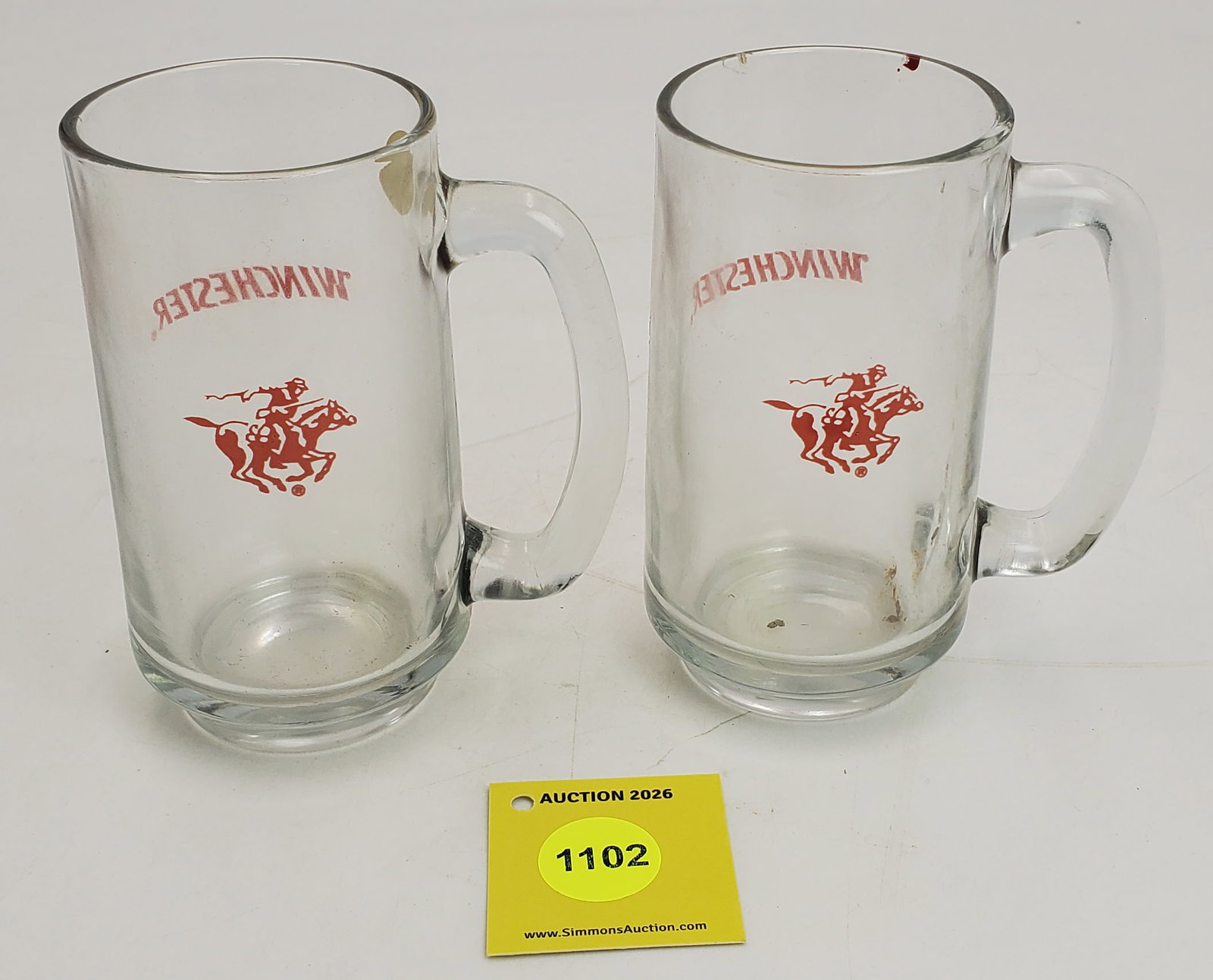 Lot of 2 Winchester mugs (1 of 2)