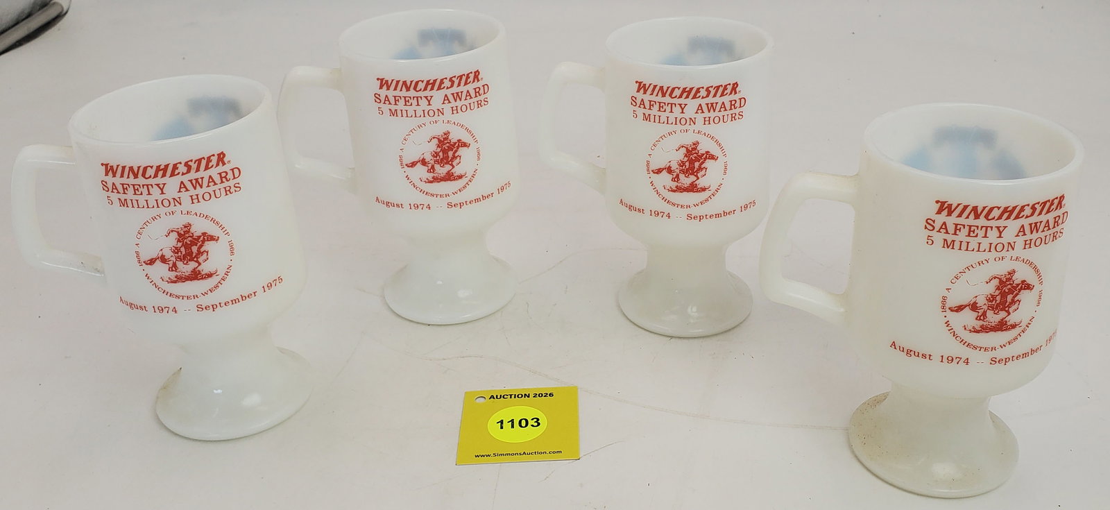 Lot of 4 Winchester mugs (1 of 2)