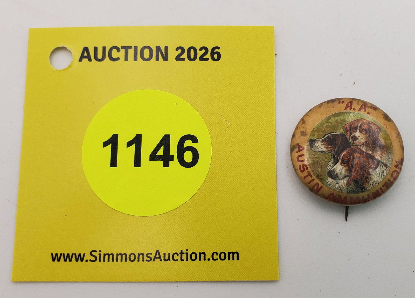A.A Austin Ammunition pin (1 of 2)