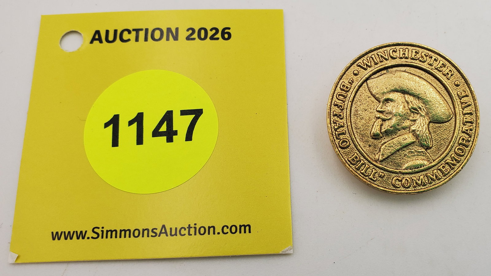 Winchester Buffalo Bill Commemorative pin (1 of 2)