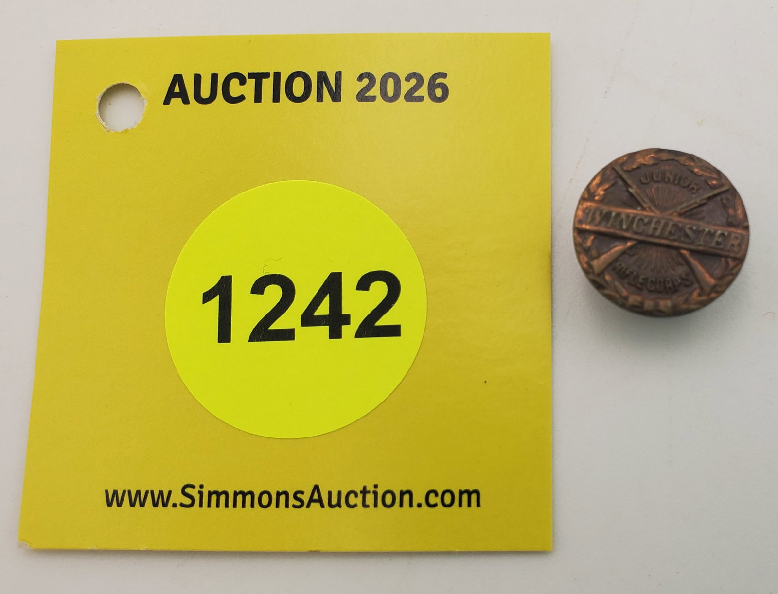 Junior Winchester Rifle Corps pin (1 of 2)