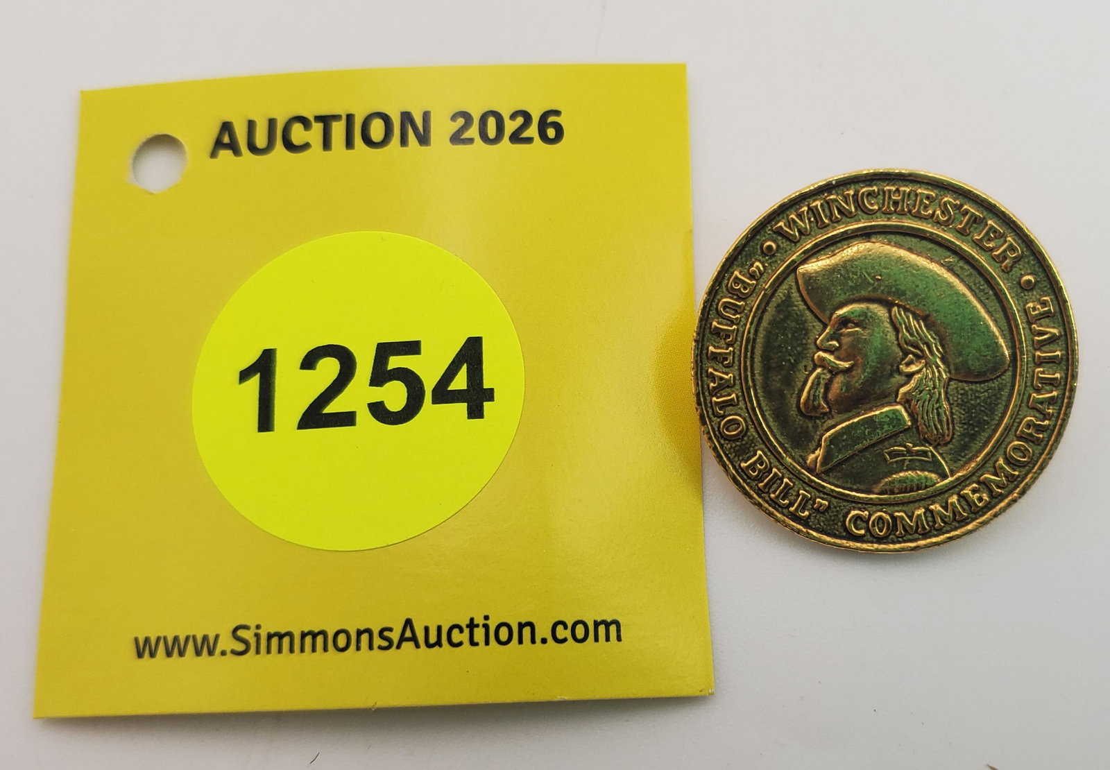 Winchester Buffalo Bill Commemorative pin (1 of 2)