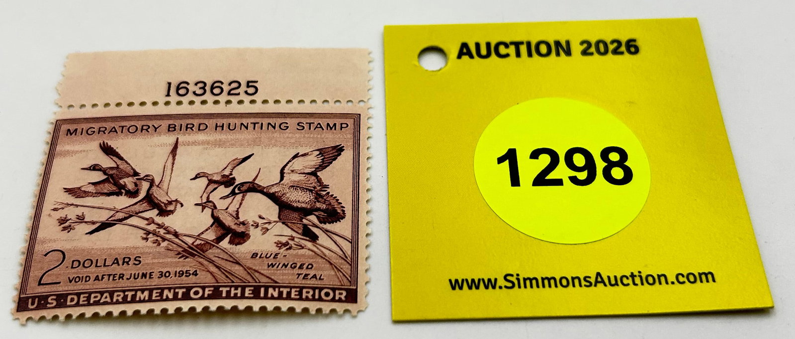 Migratory Bird hunting stamp RW20 (1953-54) Good Unused #163625 (1 of 1)