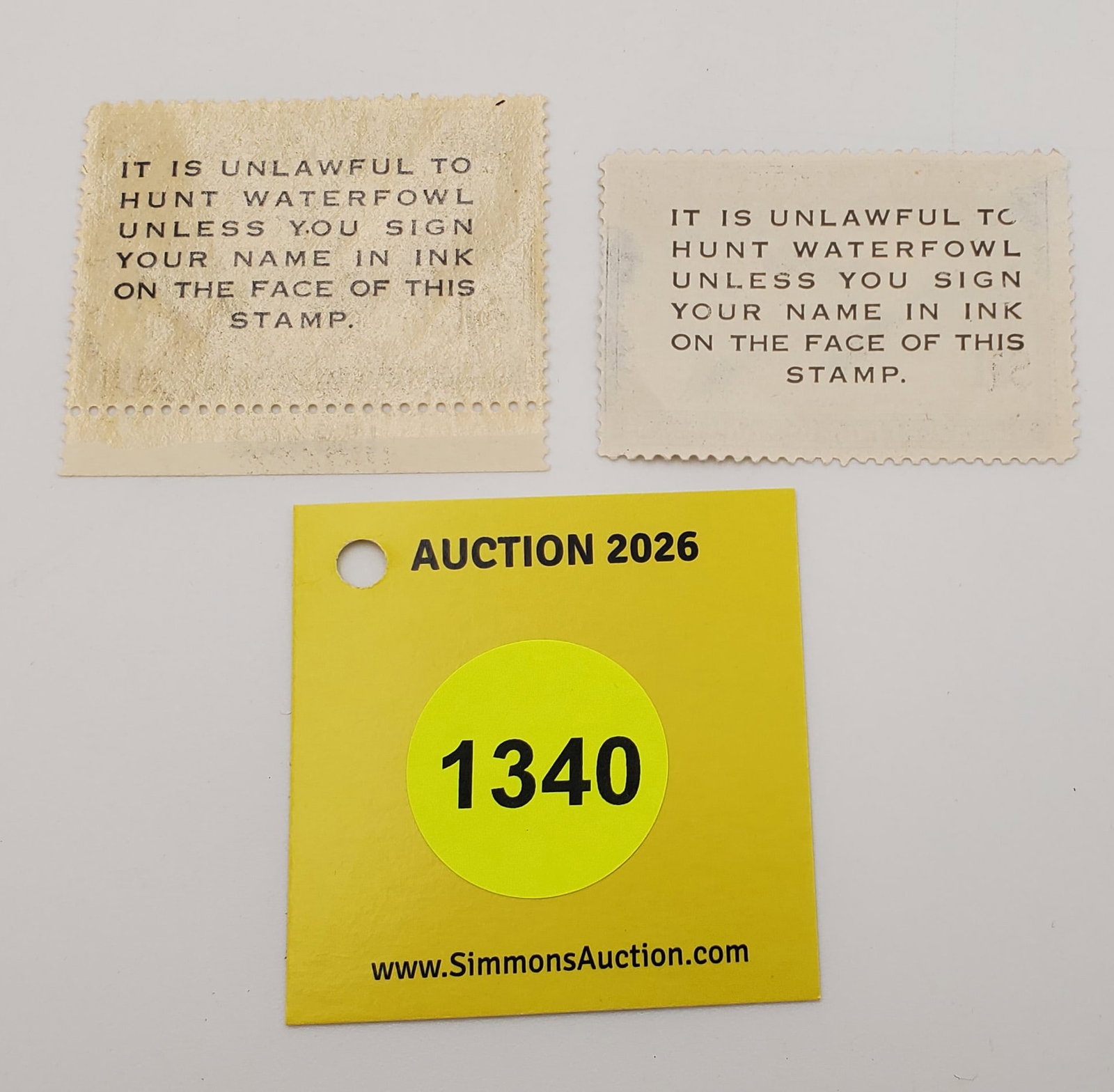 Lot of 2Migratory Bird Hunting Stamps $1 RW14 (1947-48) Good Unused #159462 - 2