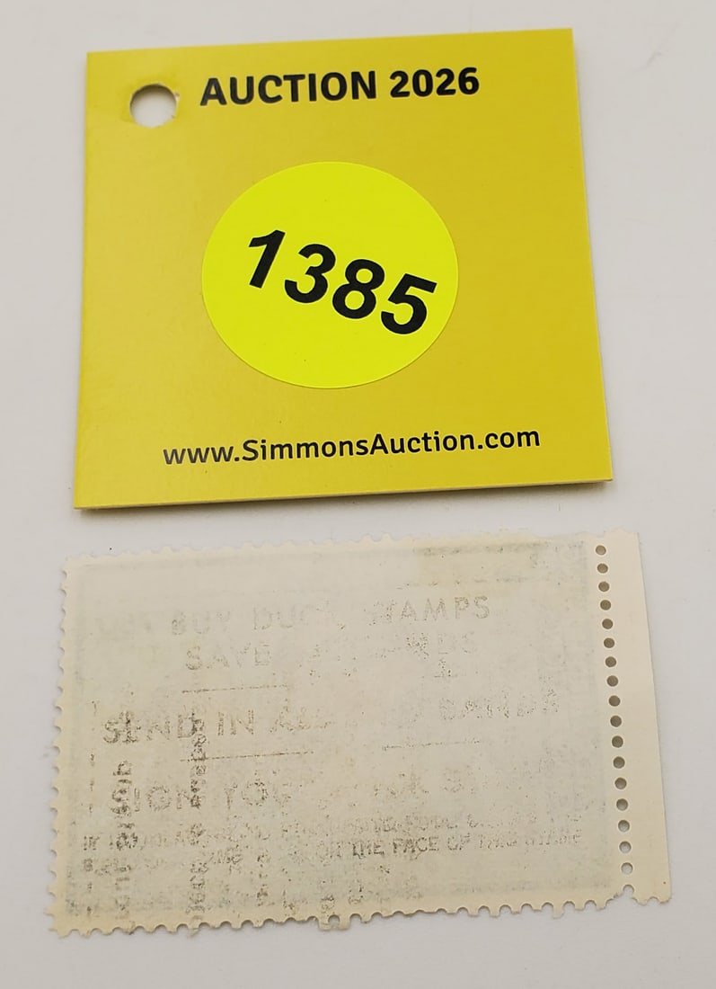 Migratory Bird Hunting Stamp $7.50 RW?? (1979-80). Used - 2