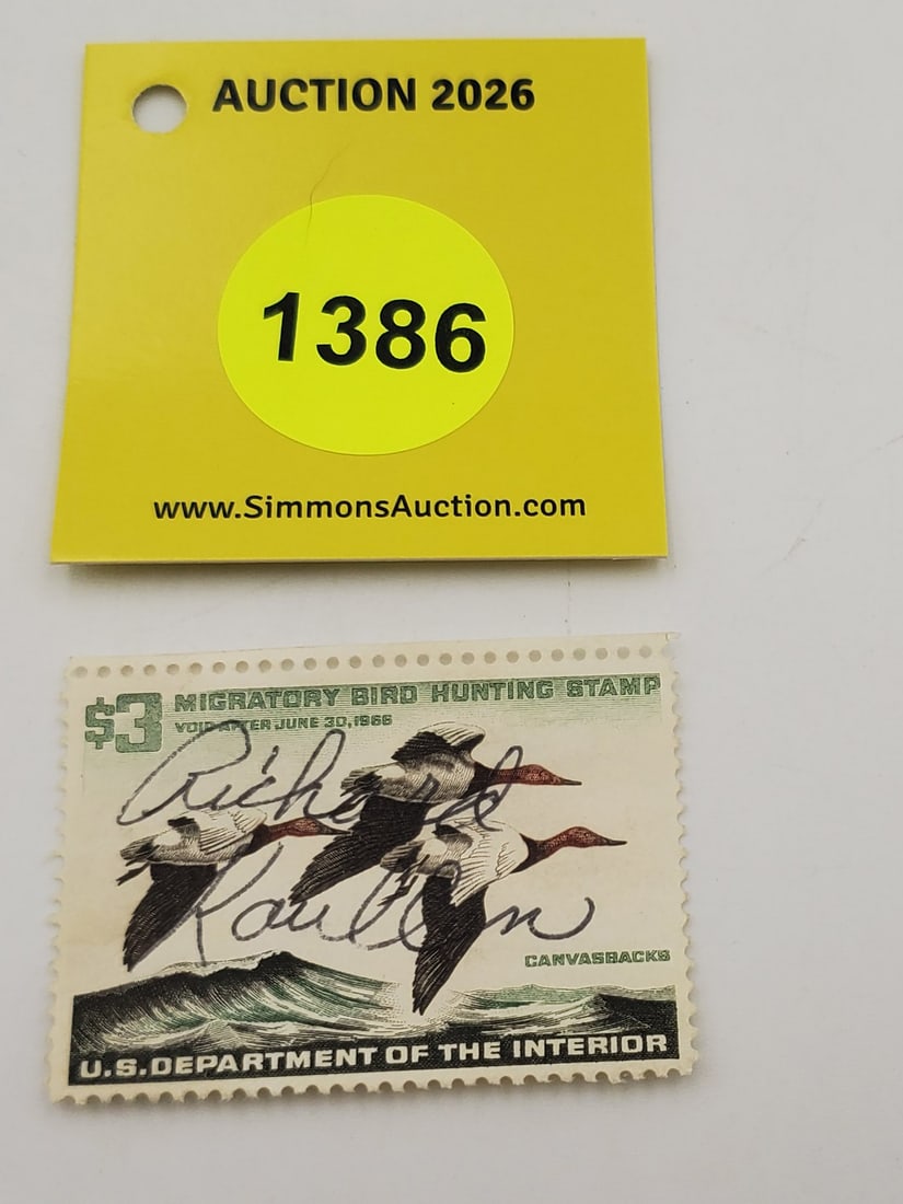 Migratory Bird Hunting Stamp $3 RW?? (1985-86). Used (1 of 2)
