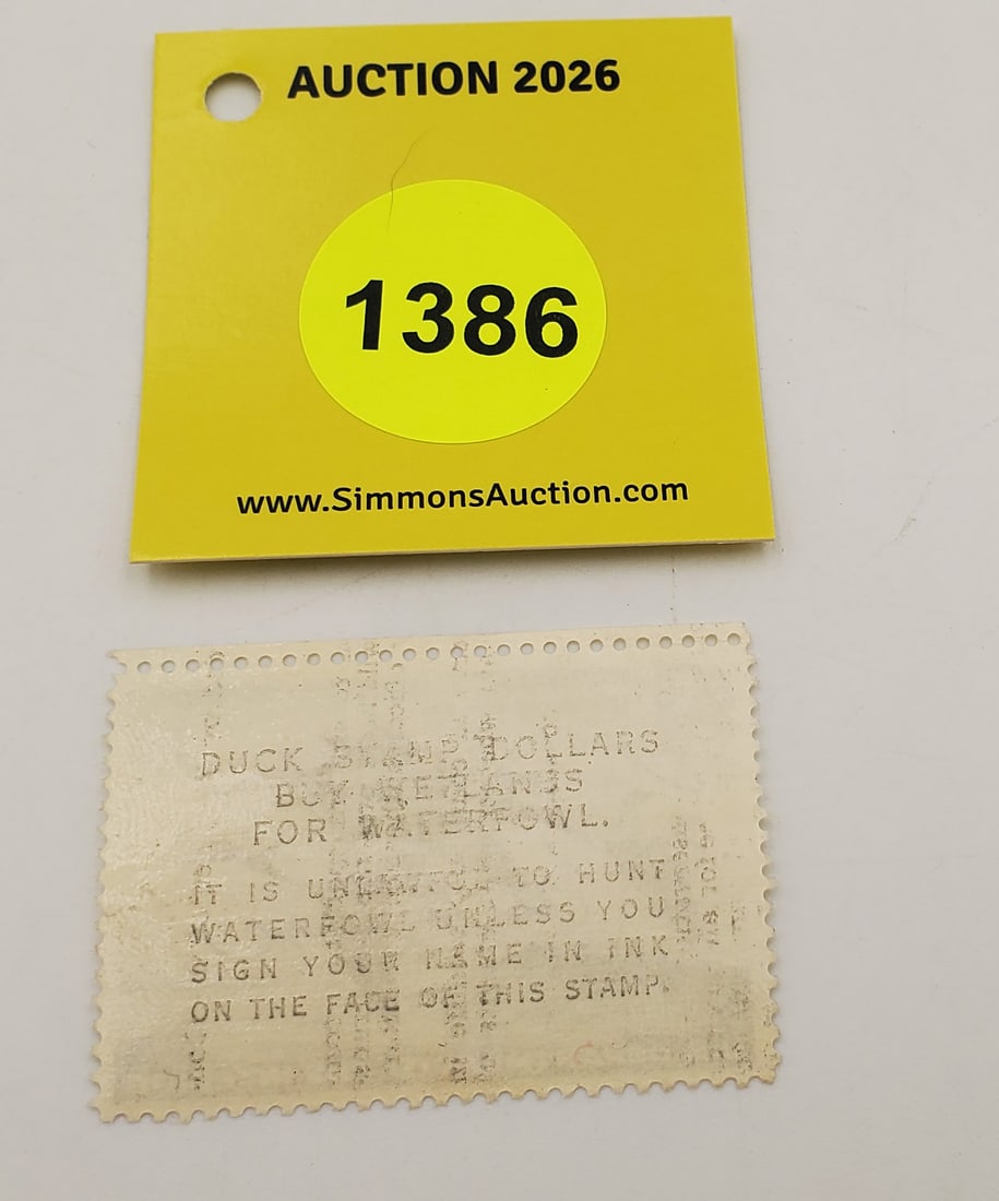 Migratory Bird Hunting Stamp $3 RW?? (1985-86). Used - 2