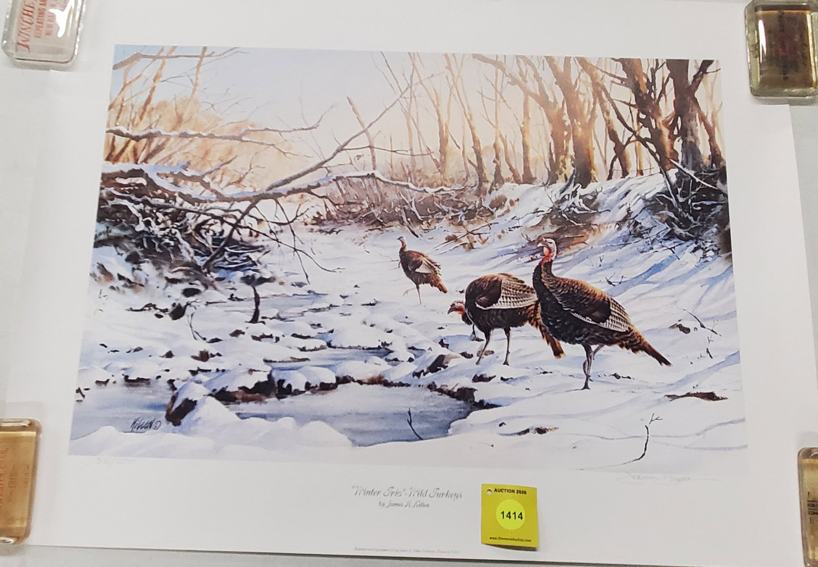 Winter trio wild turkeys print by James h Killen. 318 out of 500 (1 of 1)