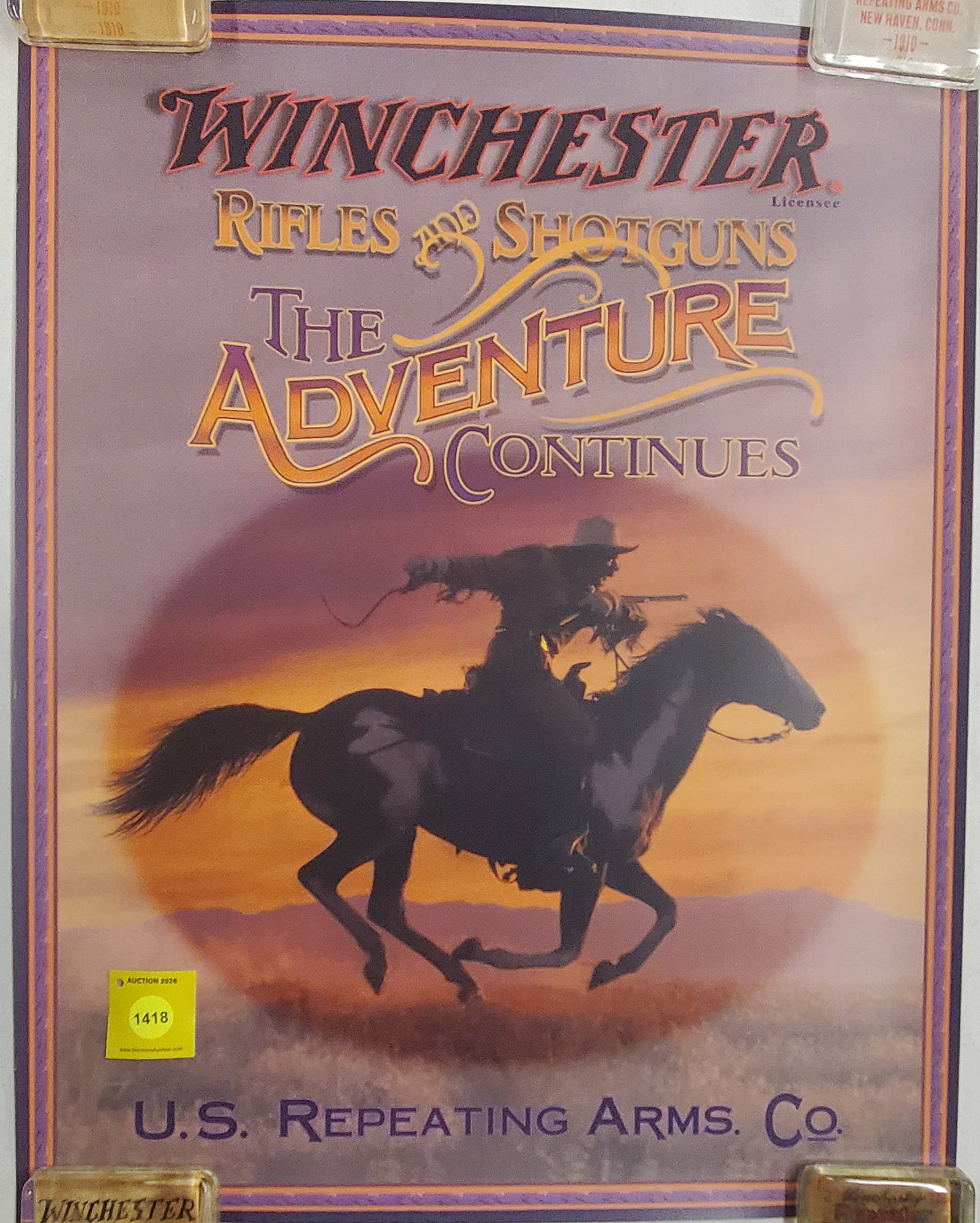 Winchester rifles and shotguns the adventure continues poster and catalog (1 of 2)