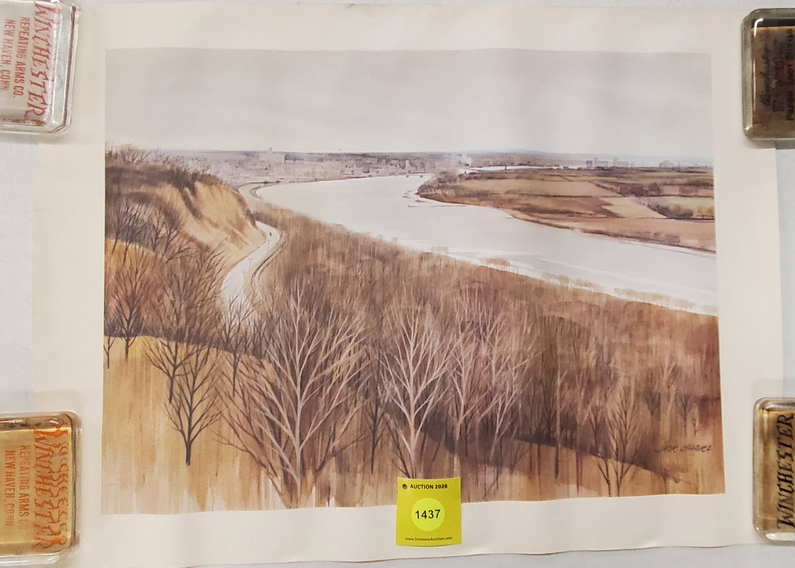 Jack O'Heara, artist reprint of city and woods: Jack O'Heara, artist reprint of city and woods