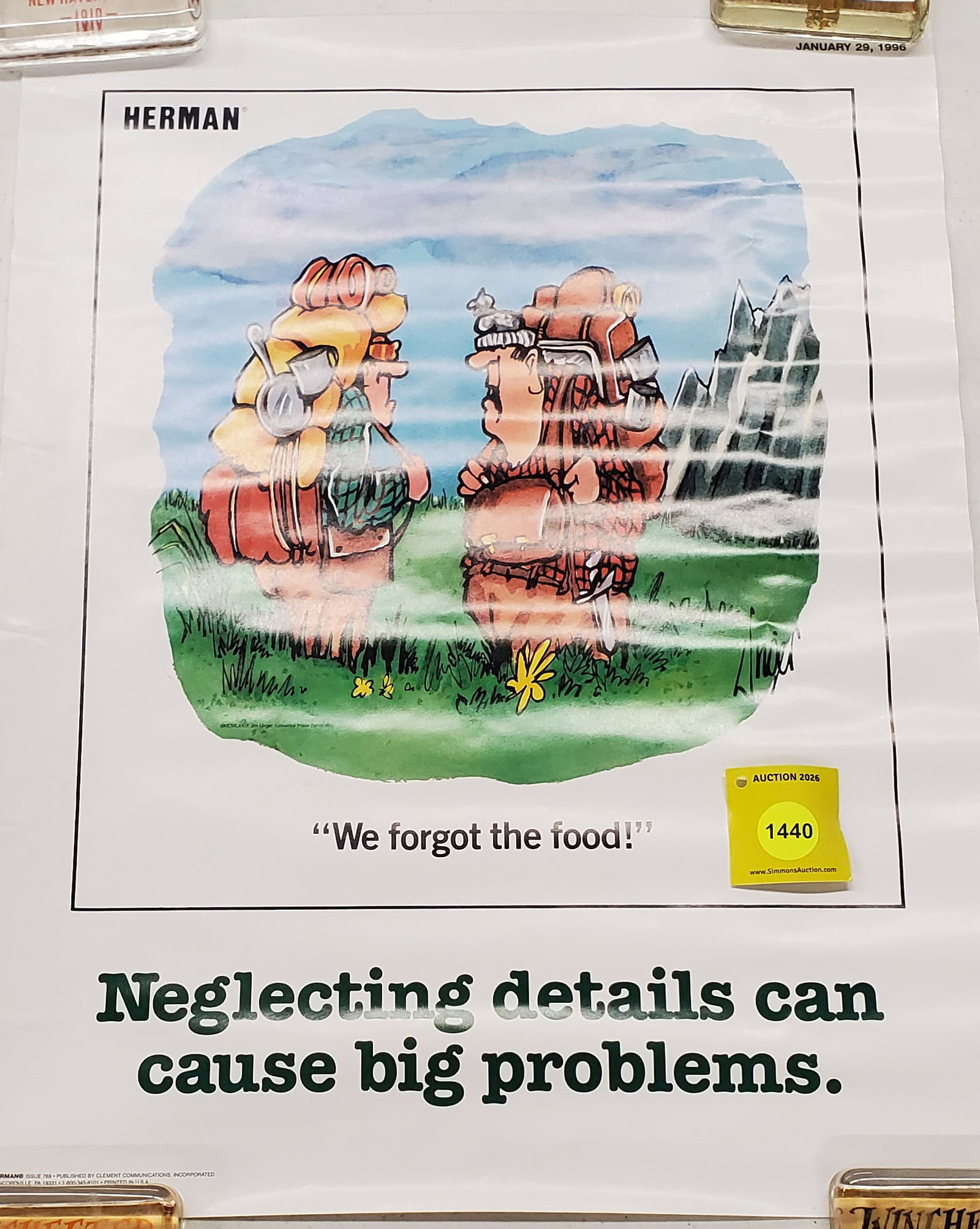 "Neglecting details can cause big problems" poster (1 of 1)