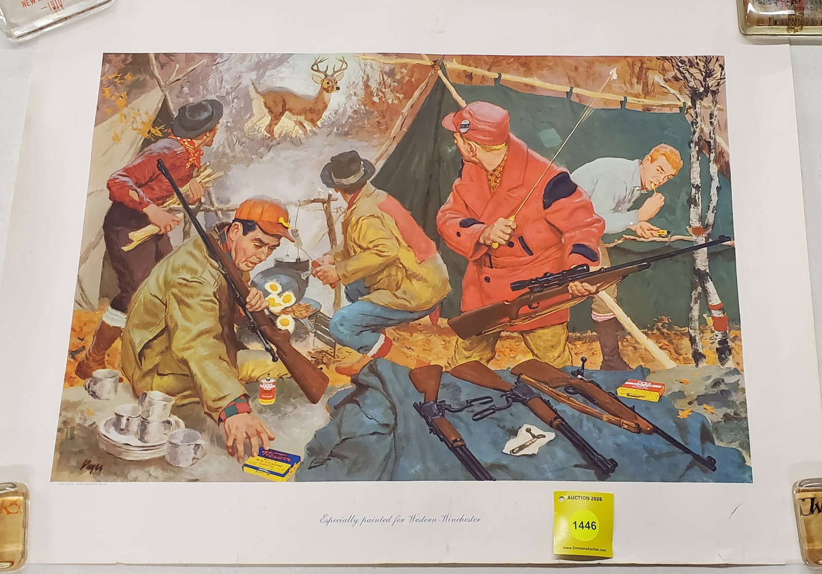 Winchester Deer Camp surprise paper poster (1 of 1)