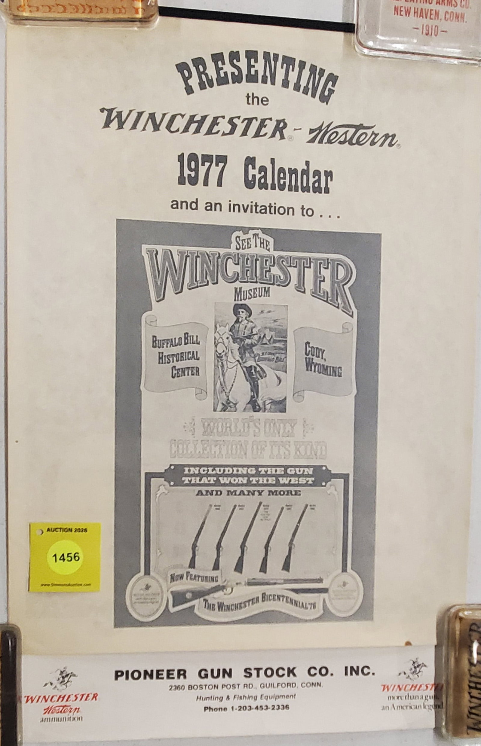 Winchester Western 1977 Calendar poster: Winchester Western 1977 Calendar poster