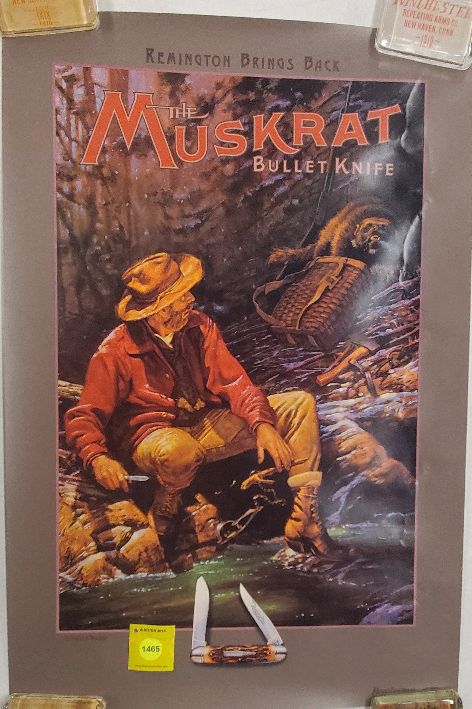 Remington brings back the muskrat bullet knife poster: Remington brings back the muskrat bullet knife poster