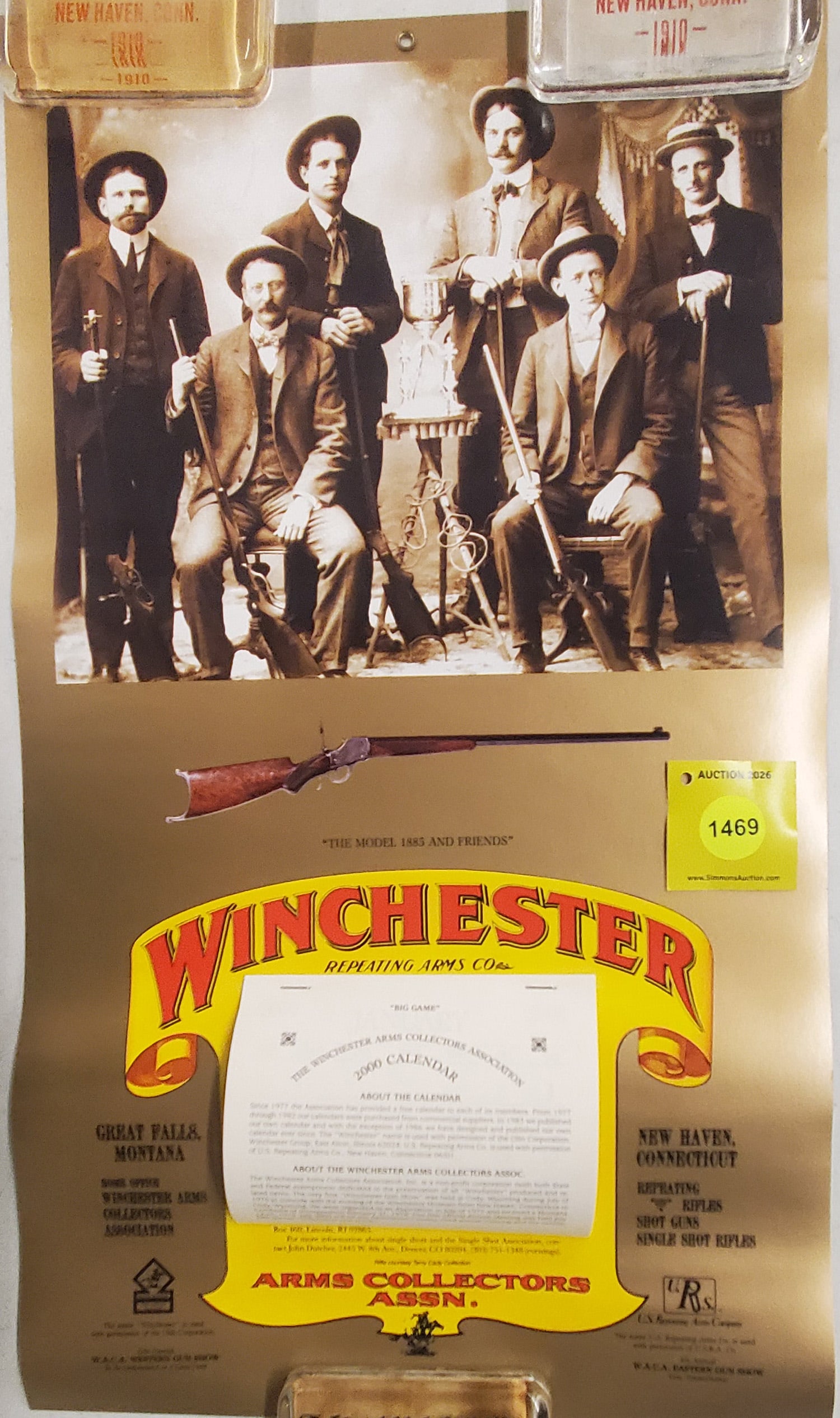 Winchester the model 1885 and friends 2000's calendar: Winchester the model 1885 and friends 2000's calendar