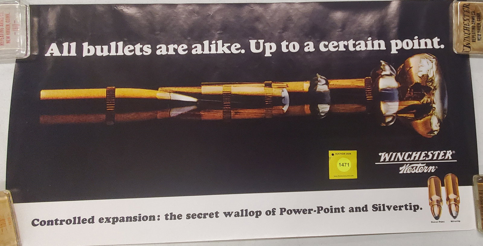 Winchester all bullets are alike up to a certain point paperback poster: Winchester all bullets are alike up to a certain point paperback poster