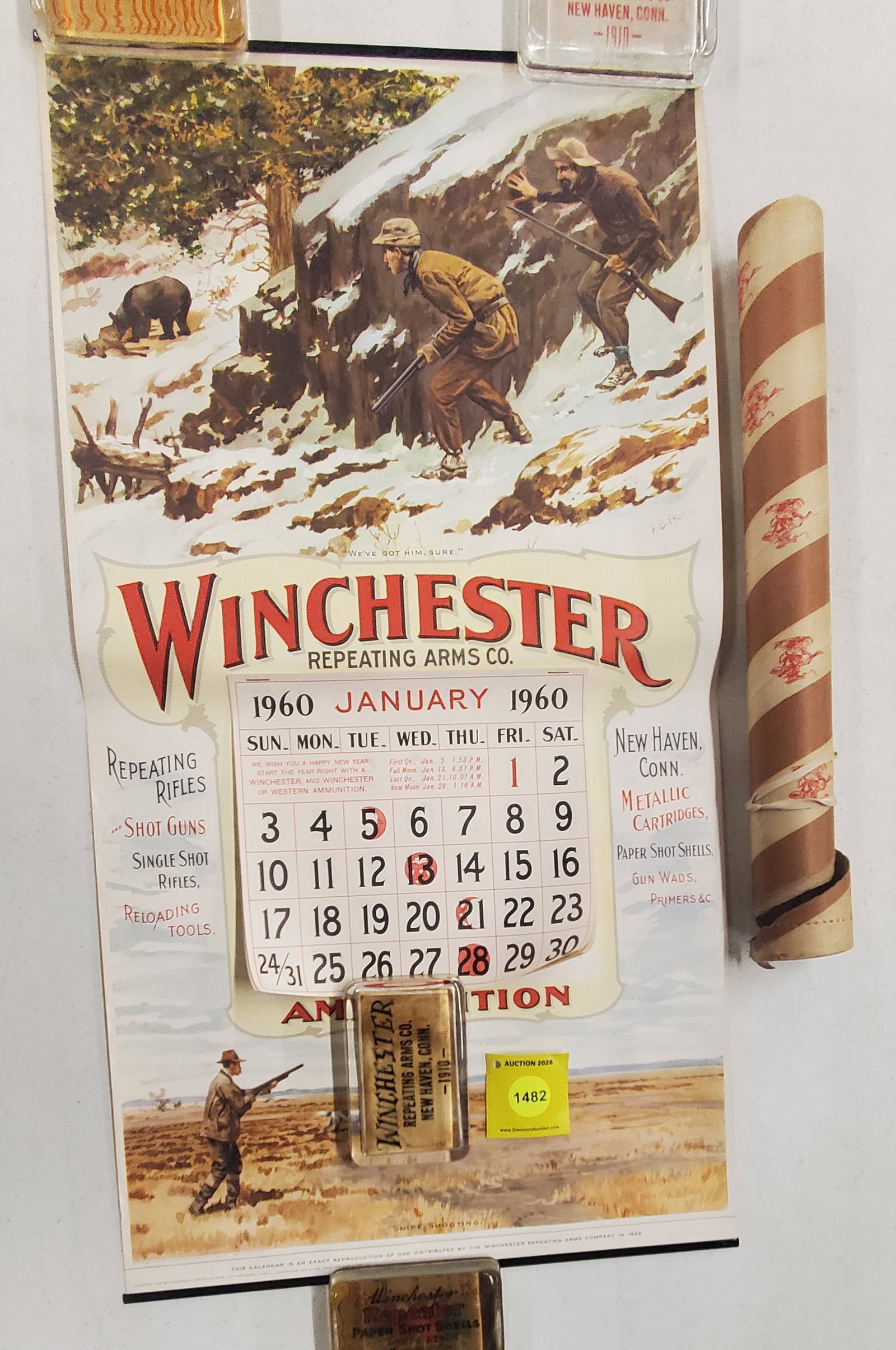 Winchester "We got him for sure " 1960 poster: Winchester "We got him for sure " 1960 poster