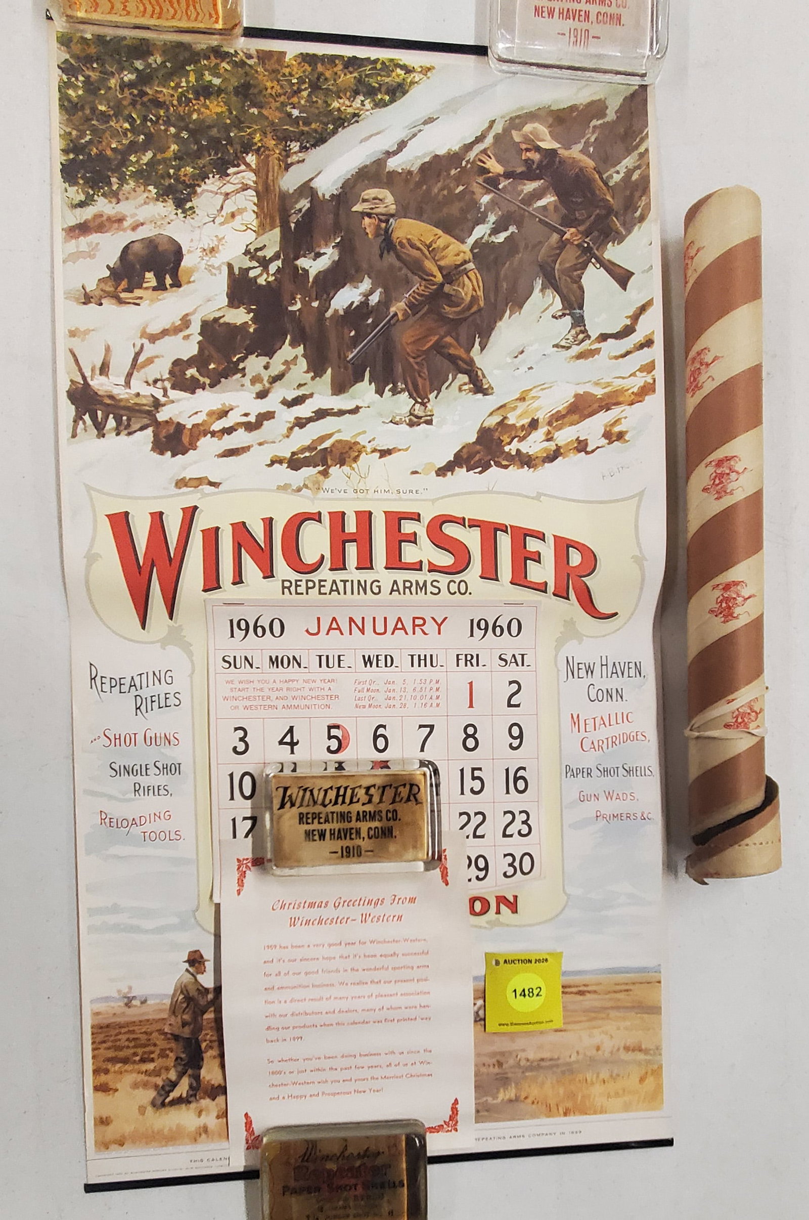 Winchester "We got him for sure " 1960 poster - 2